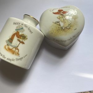 Holly Hobbie vintage dresser set.